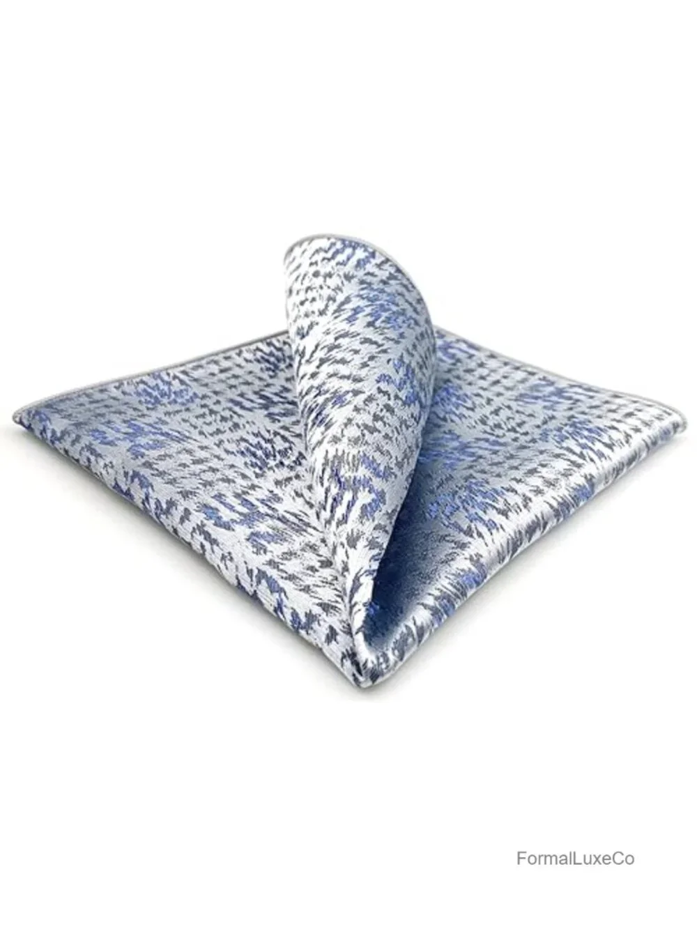 Men's Jacquard Woven Pocket Square, 12.6